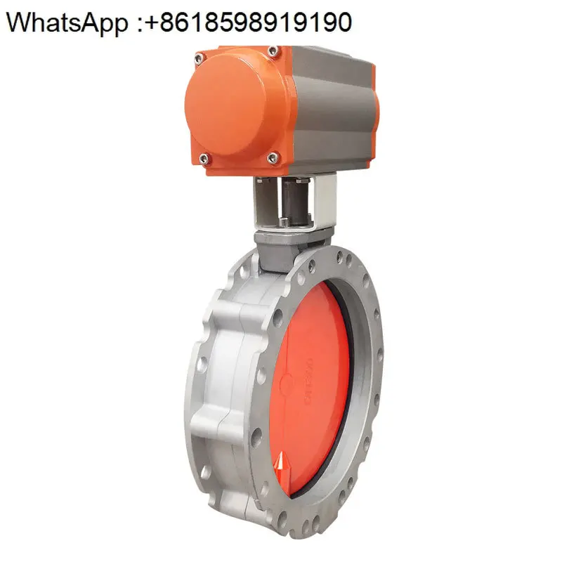 D641X Pneumatic dust butterfly valve, powder butterfly valve, admixture bin valve 150 200 250 300