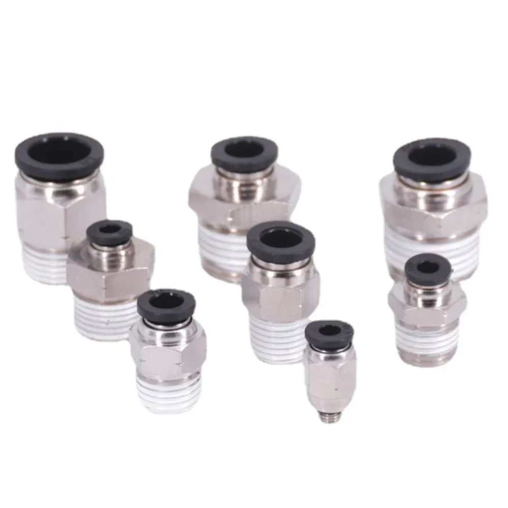 

1/8 "-1/2" NPT «папа/гнездо» 1/8,5/8 дюйма, наружный диаметр трубки, колено, пневматический, для подключения воздушного фитинга, быстроразъемный разъем