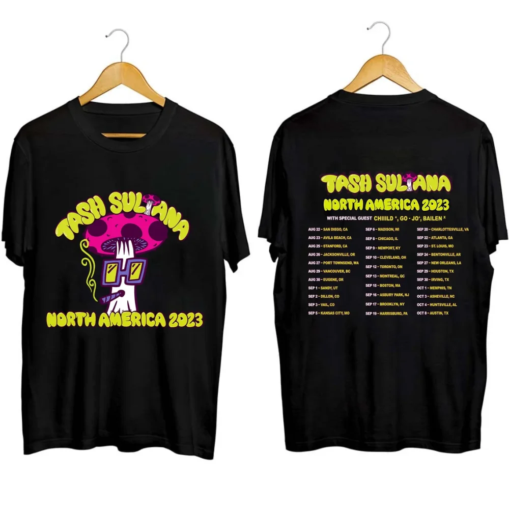 Tash Sultana North American Tour 2023 T-shirt Gift For Men Women S5XL Black