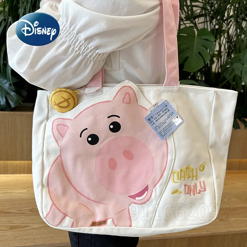 Disney New Women's Handbag Luxury Brand Original Women's Shoulder Bag Cartoon Cute Women's Bag Large Capacity High Quality