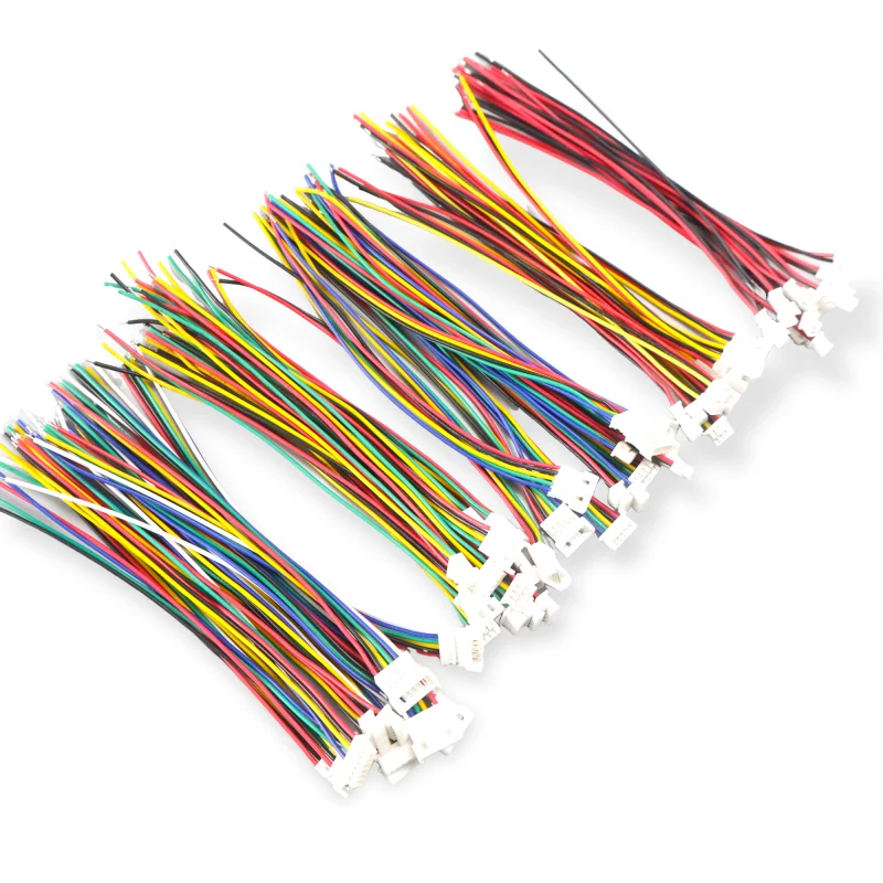 Hochwertige 2 Paar Micro JST GH 1,25mm 2P 3P 4P 5P 6PIN Steckverbinder mit Kabeln 100mm Stecker 28AWG – Detail 4