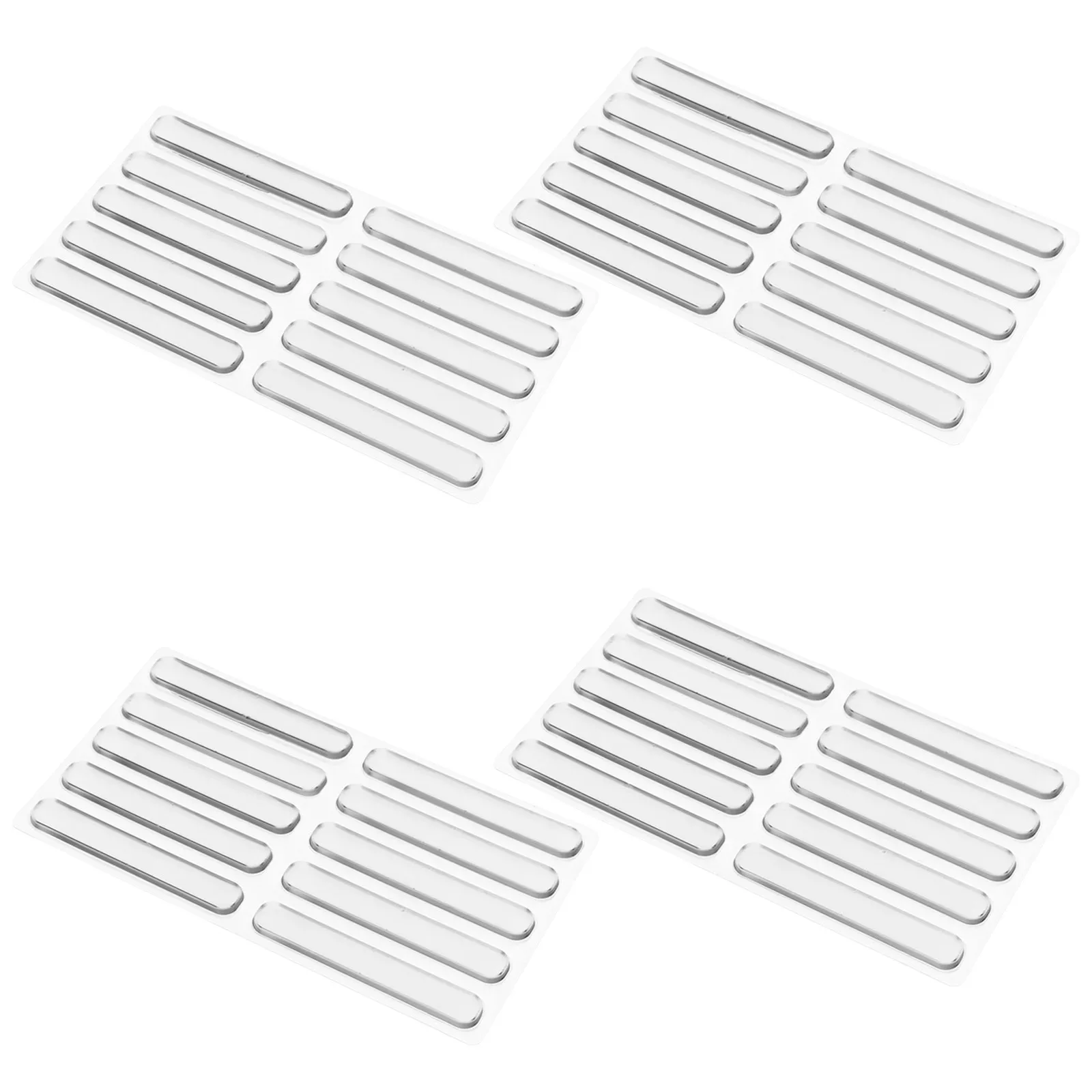 40Pcs Cabinet Protective Pads Clear Silicone Self Adhesive Buffer Pads Noise Dampening for Kitchen Cupboards Drawers