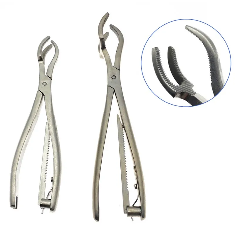 

Stainless Steel Three-claw Reset Forceps Bone Holding Forceps Training Tool Veterinary Orthopedics Instruments