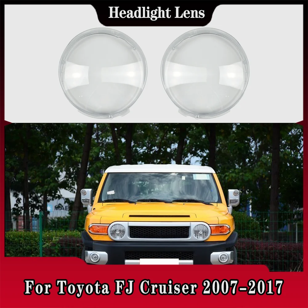 

For Toyota FJ Cruiser 2007 2008 2009 2010 2011 2012 2013 2014 2015 2016 2017 Lamp Shell Plexiglass Replace Original Lampshade