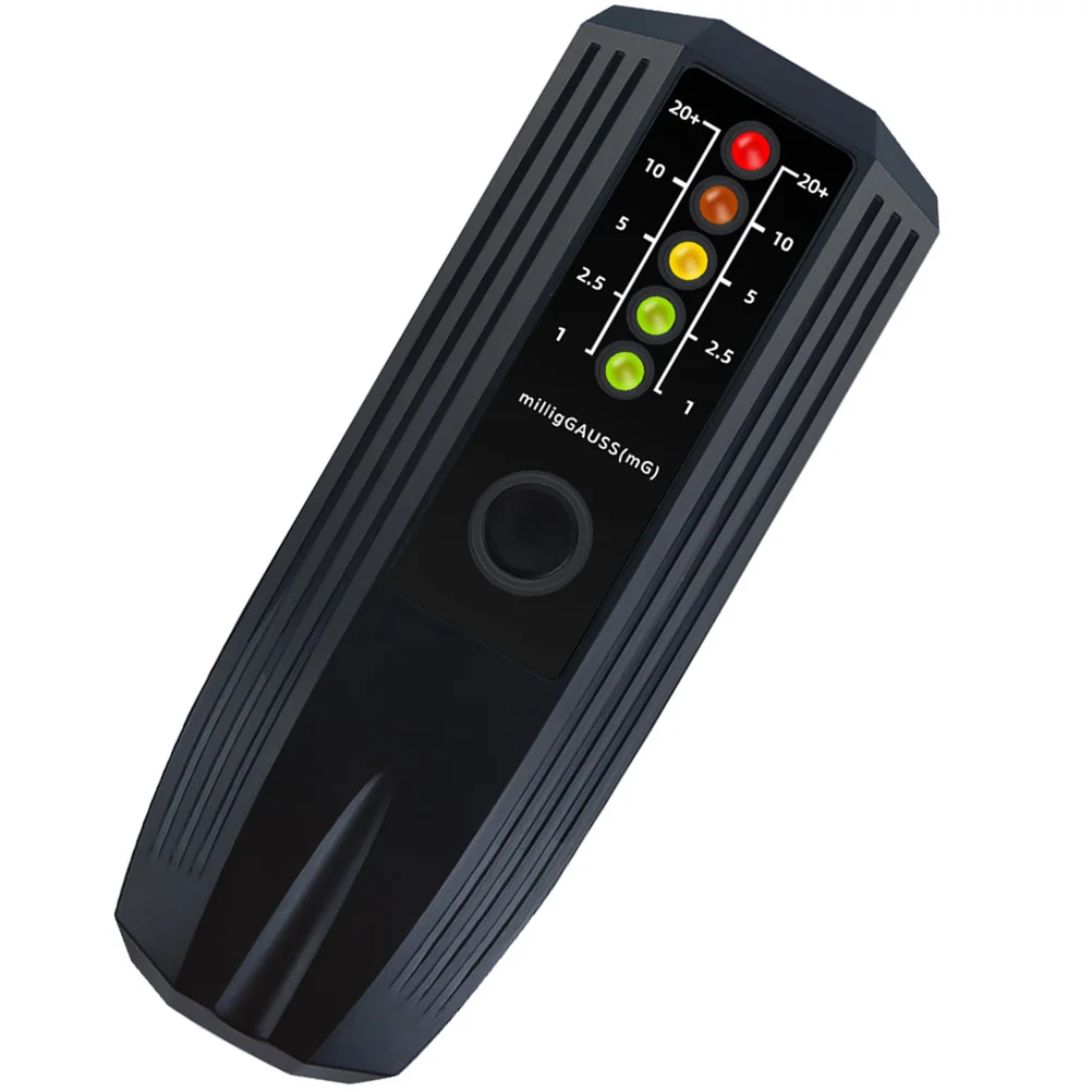 

Portable Handheld Electromagnetic Radiation Meter Black Measures Fields for Home Use Microwave Fridge Computer