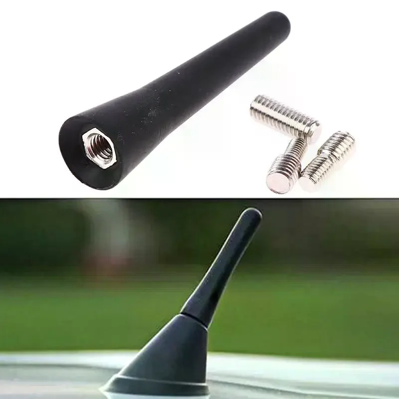 Universal Car Antenna Mini Short 6.5cm Strong AM FM Radio Reception Waterproof Car Roof Mount Accessory for SUV Truck Pickup view 4