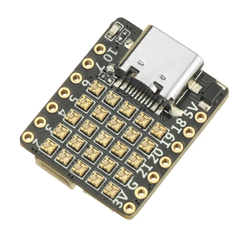 ESP32-C3 Matrix 5x5 RGB-LED-WiFi Bluetooth IoT RISC-V For Arduino Python