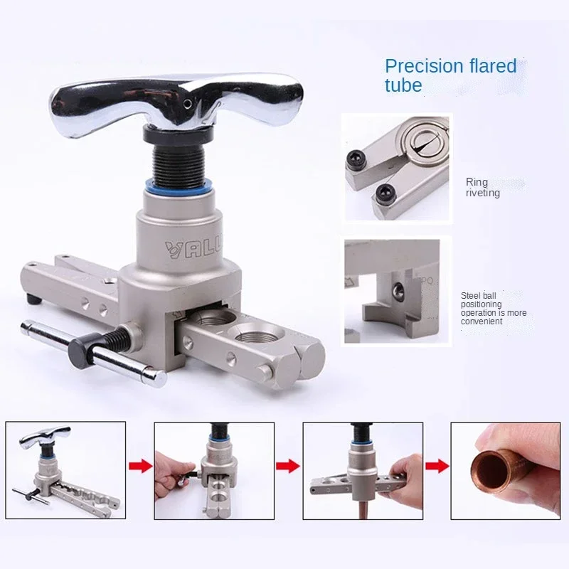 

excellent VTB-5B combination toolbox Manifold Gauge Set Flaring chamfer cutter Refrigeration Integrated flaring tool kits