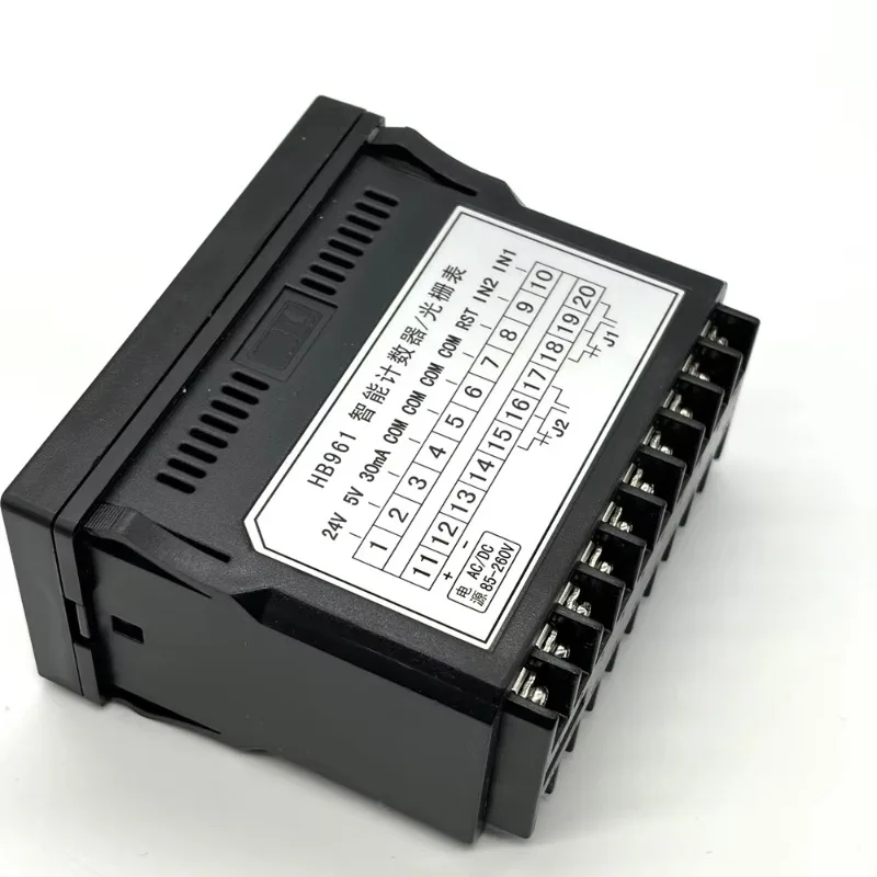 Dual setting display pulse counter HB961 DC24V for cable displacement sensor meter counter readout