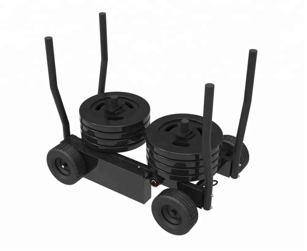 

Gym Manufacturer Fitness Equipment Sled with Wheel