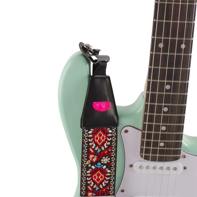 ABKG Schultergurte für Akustikgitarre, bestickter Gurt für Akustikgitarre/bestickter Gurt für E-Gitarre, Gitarrenzubehör