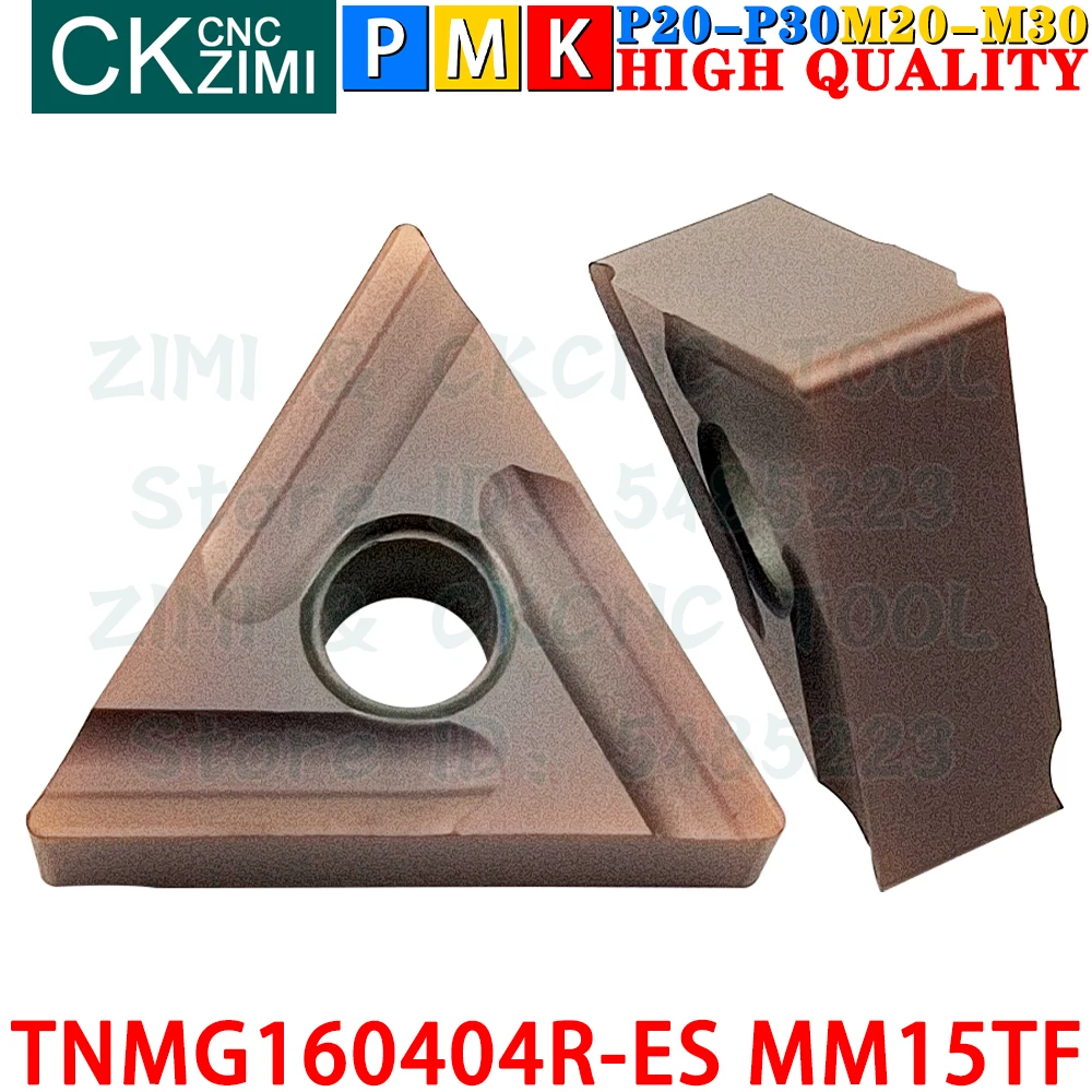 TNMG160404R-ES VP15TF TNMG 160404R ES VP15TF Chèn cacbua Cắt rãnh Chuyển Phụ trang Công cụ TNMG 160404 R ES CNC Dụng cụ cắt phay