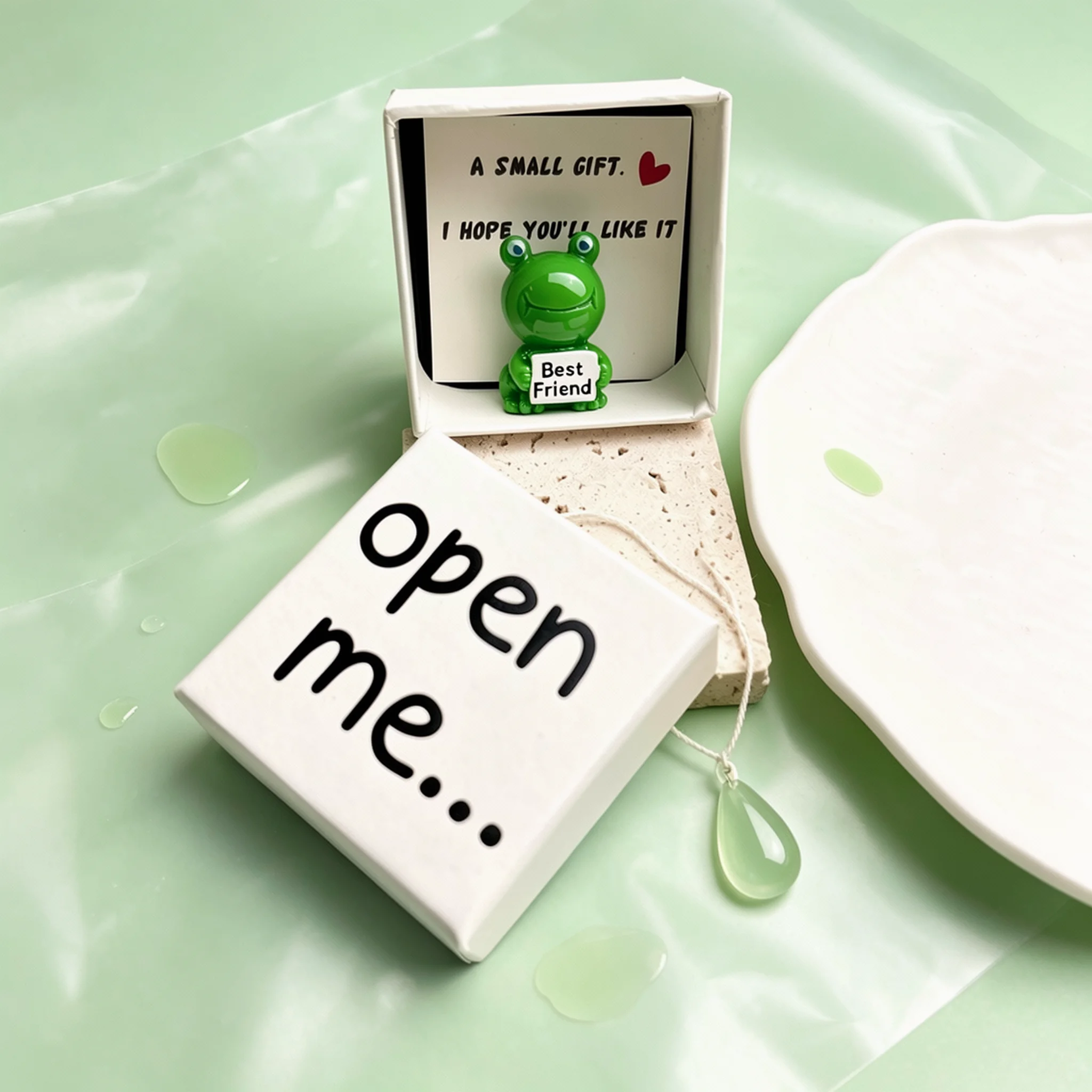 Cute Frog Box Gift, Open Me Su - Packaging 评论和价格