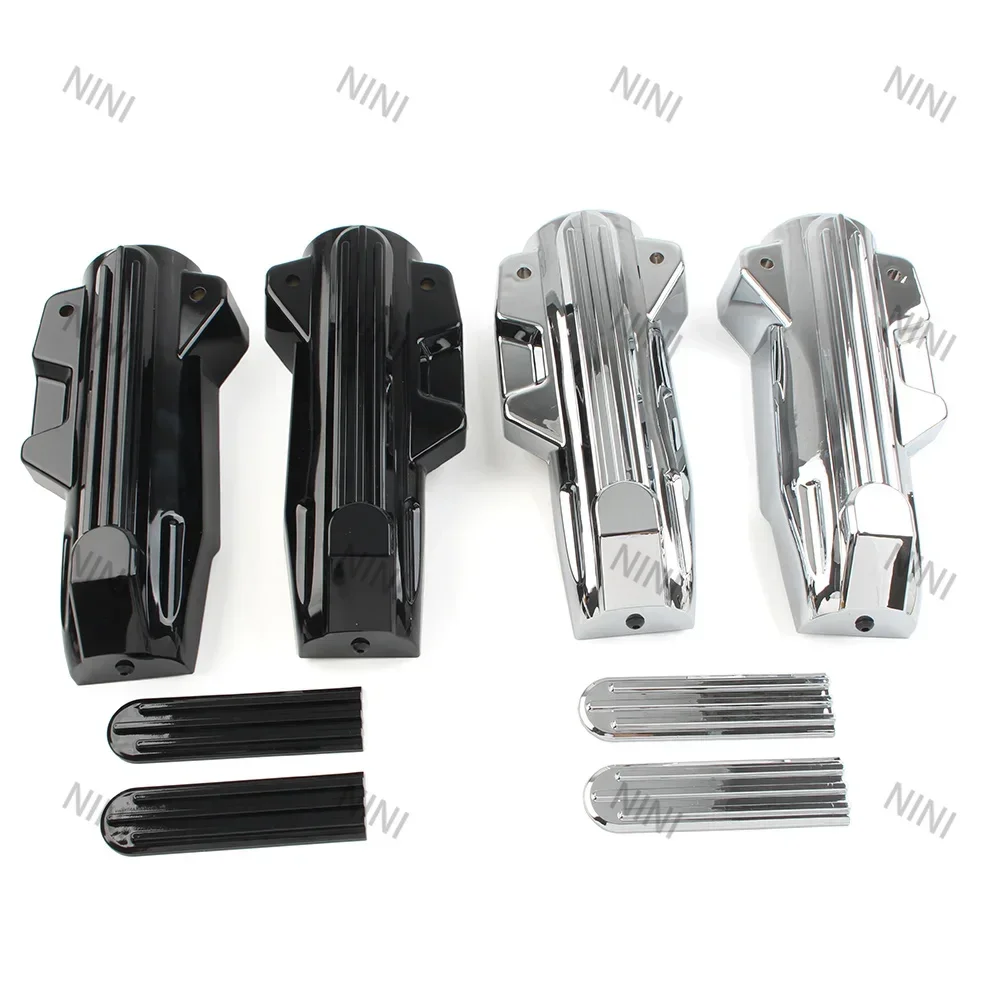 

4x Motorcycle For Harley Electra Street Road Glide King FLHR FLTRX FLHX 2014-2022 ABS Upper Fork Slider Accents Lower Fork Cover