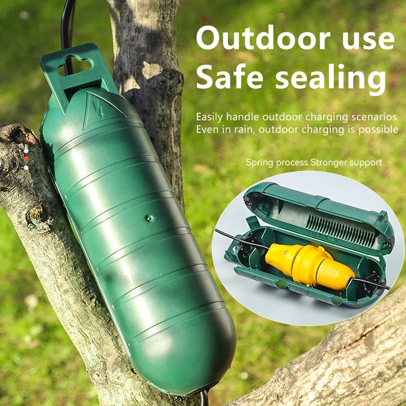 Seal Weatherproof Electrical Connection Box To Protect  Outdoor Extension Cord Safety Cover With Waterproof Outdoor Outlet Plug