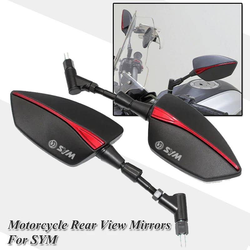 For SYM CRUISYM 125 200 250 300 Motorcycle Accessories Rearview Mirror 8/10mm CNC Aluminum View Side Mirrors