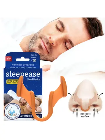 1~2Pcs Silicone Nose Clip Anti Snoring Nasal Dilator Stop Snore Aid Easy Breathe Improve Sleeping Rhinitis