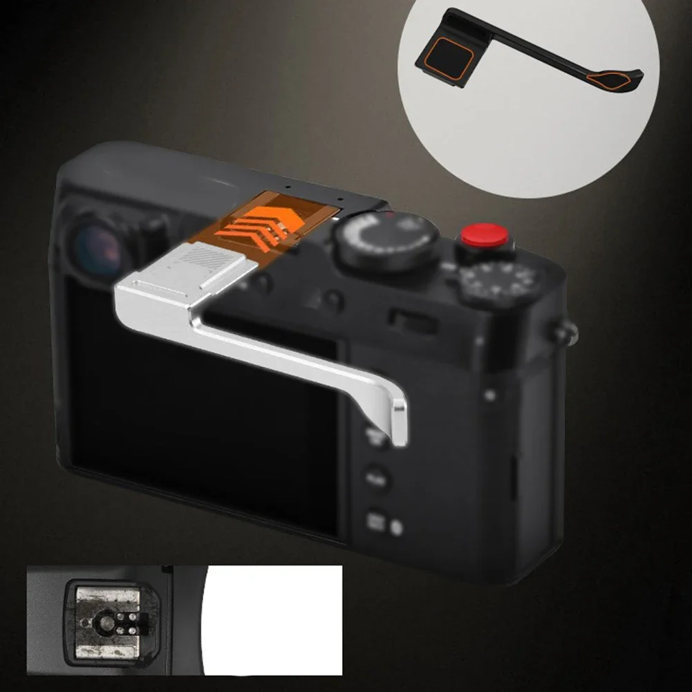 For Fuji X-100V1 Metal Camera Grip Aluminum Camera Hand Grip With Shutter Button For Steady Single-Handed Photography Accessory