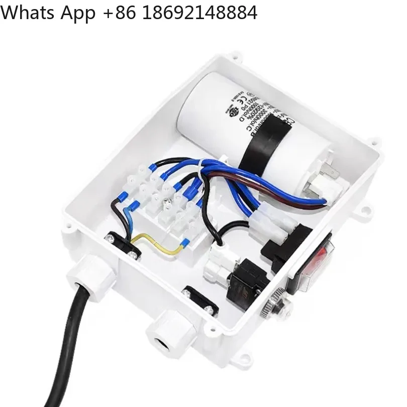 220V submersible deep well pump control box submersible pump external capacitor box switch box