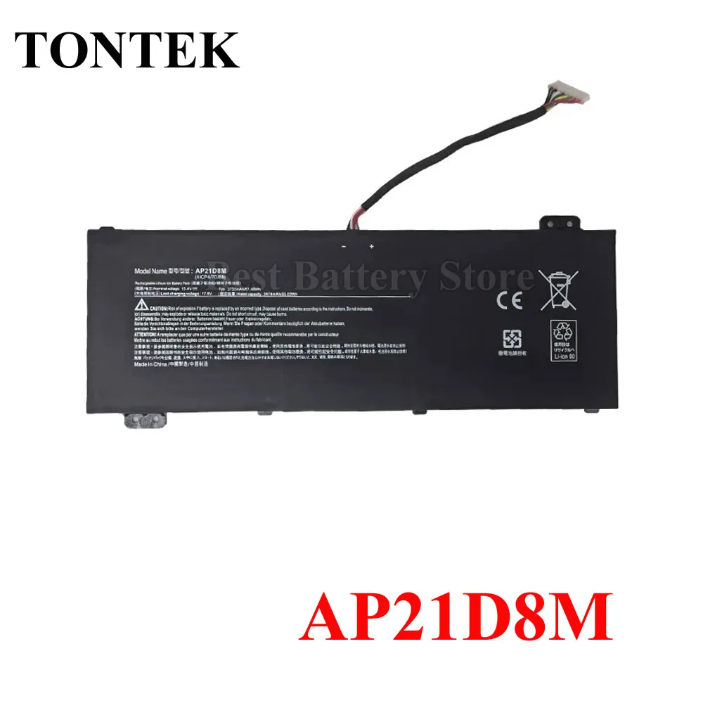 AP21D8M Laptop Battery For Acer Nitro 5 N22C1 AN515-58-56CL AN515-58-766R 16 AN16-51-76BS AN16-51-56VT AN16-51-78GX AN16-51-74BV