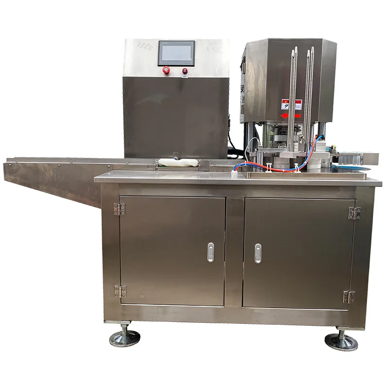 Canned vacuum sealing machine, canned fruit, cans, food, snack packaging, fully automatic high-speed