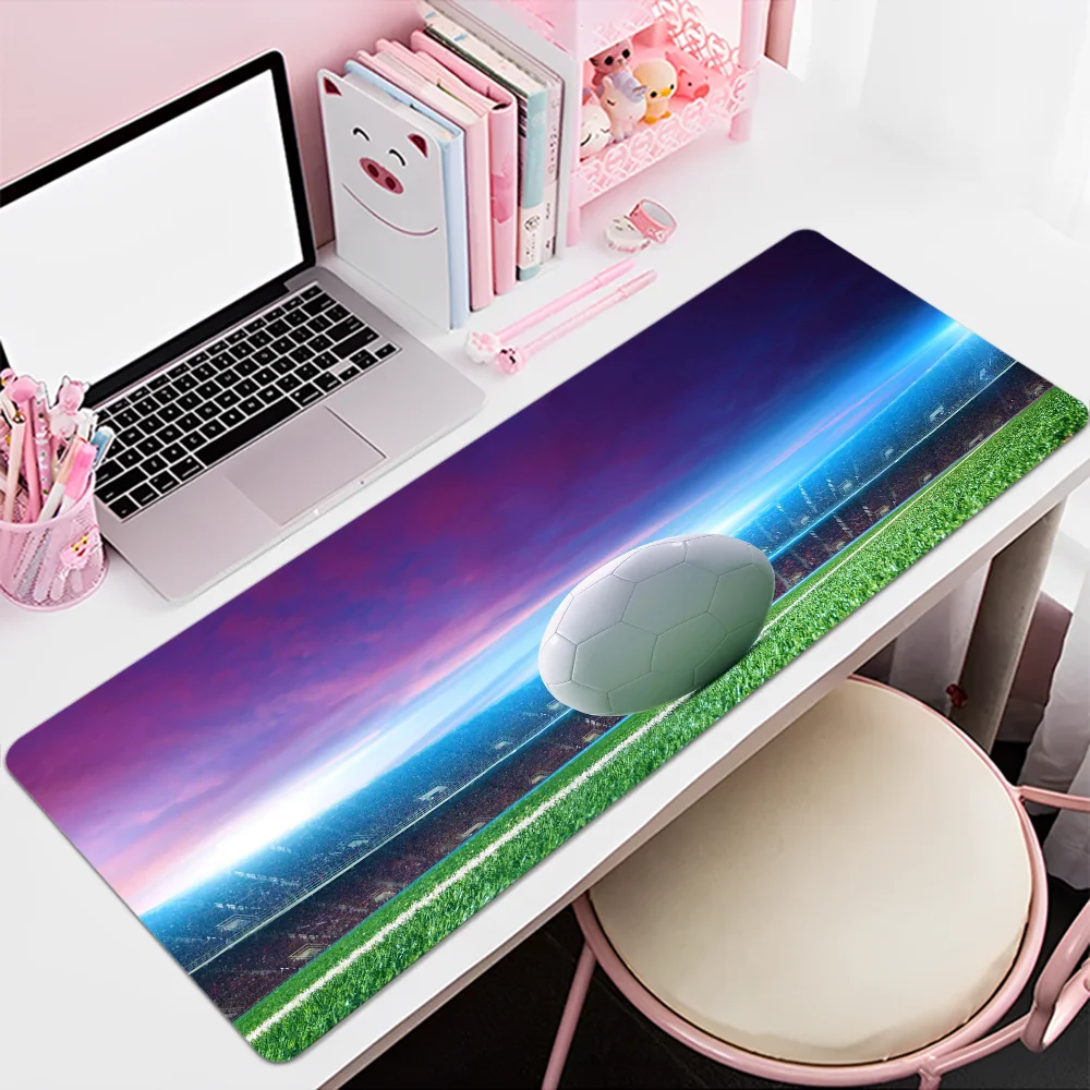 Football 80x30cm XL Lockedge PC Gaming Mouse Pad Gamer Desk Mats Keyboard Pad Mause Pad Muismat