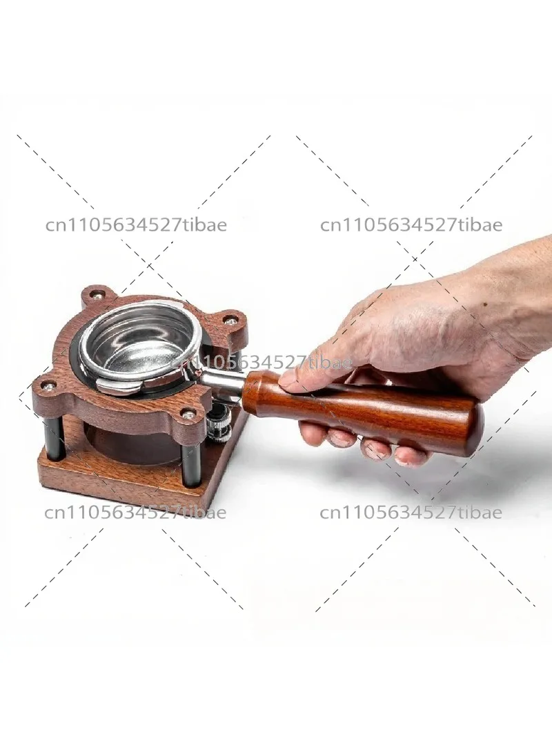 Solid Wood Coffee Press Seat 51-58mm Universal Replacement Part for Espresso Machine
