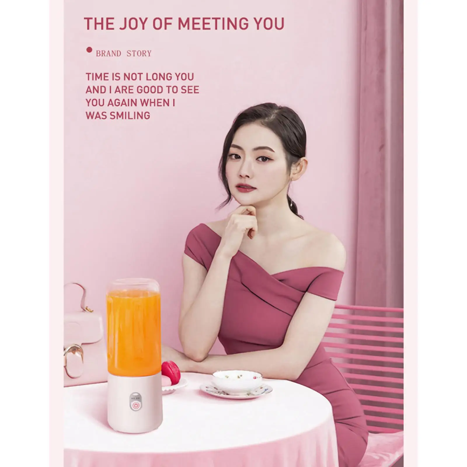 500ml spremiagrumi tazza Mini frullatore USBRechargeable frullati miscelatore di frutta