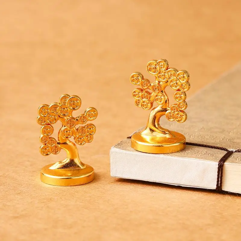 Feng Shui Auspicious Fortune Tree Small Ornaments Spring Festival Mascot Desktop Ornaments Car Home Decoration Crafts