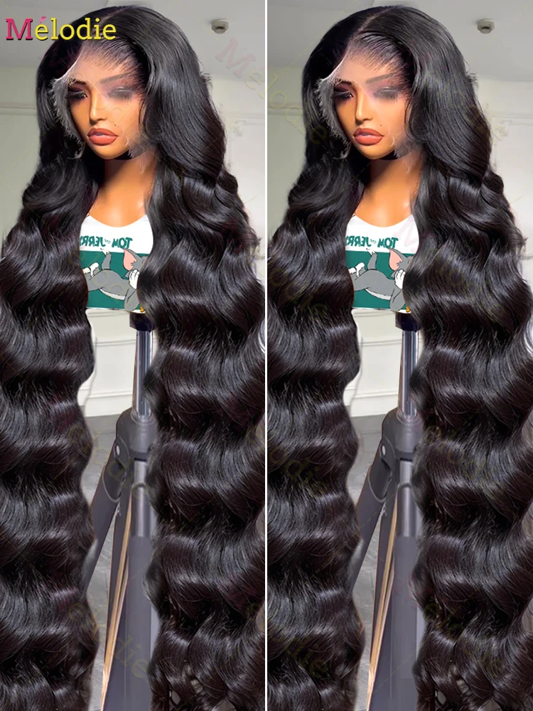 MELODIE 30 38 Inch Lace Frontal Wig Body Wave 13x4 13x6 Lace Front Human Hair Wigs Brazilian 5x5 Glueless Closure Wig