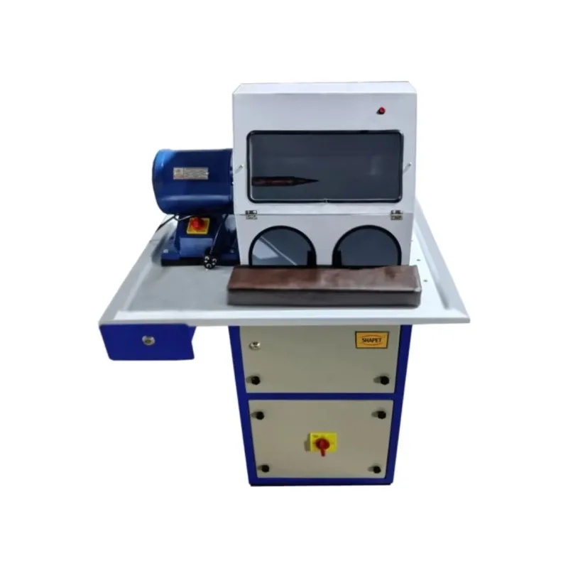 

Single Stage Buff Polishing Machine High-Speed Jewelry Finisher with Durable Buffing Wheels & Motor