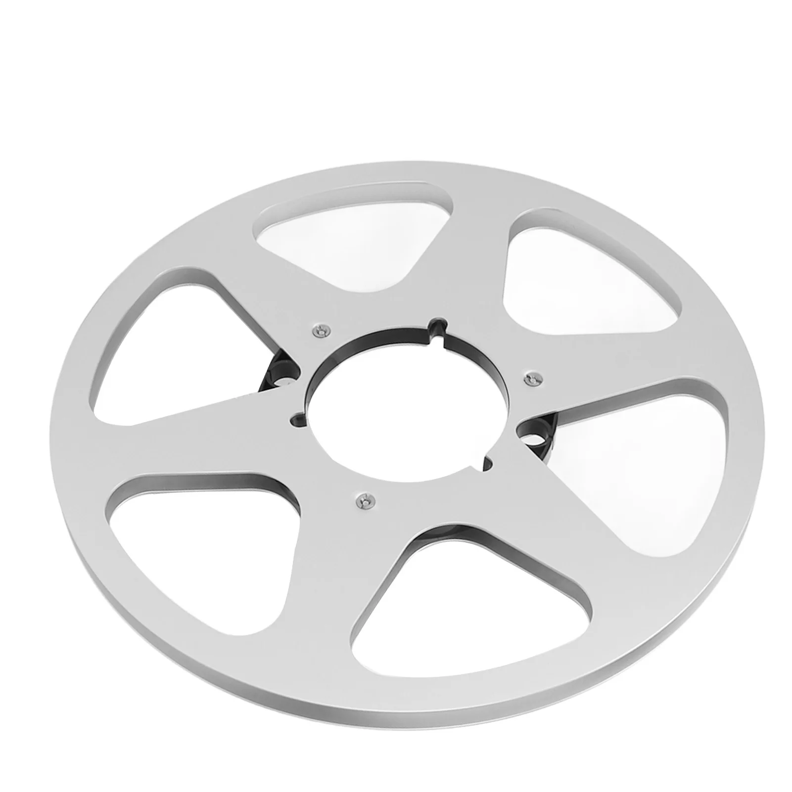 10 inch open haspel opnamereel 6 gaten geluidsdichte aluminium opnamereel lege haspel voor 1/4 inch tapes aluminium opnamereel opnamereel