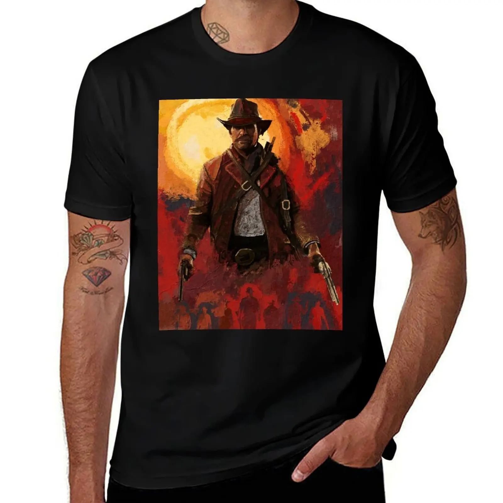

shirt T-Shirt Morgan custom man RDR2 t print g t for men man tshirt Arthur shirts