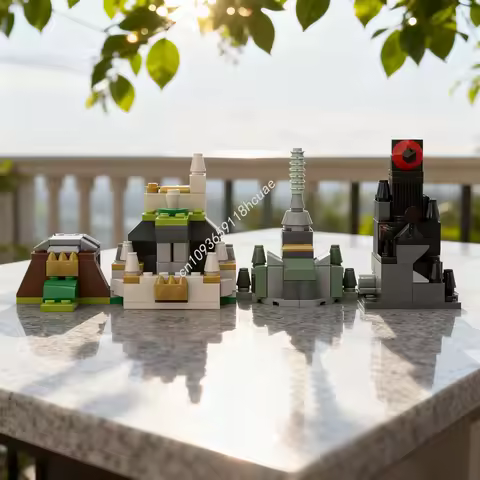 168pcs MOC LOTR Skyline Alt Build Hobbit And Lord Model Toys Building Christmas Gift Blocks Construction DIY Idea Brick Kids