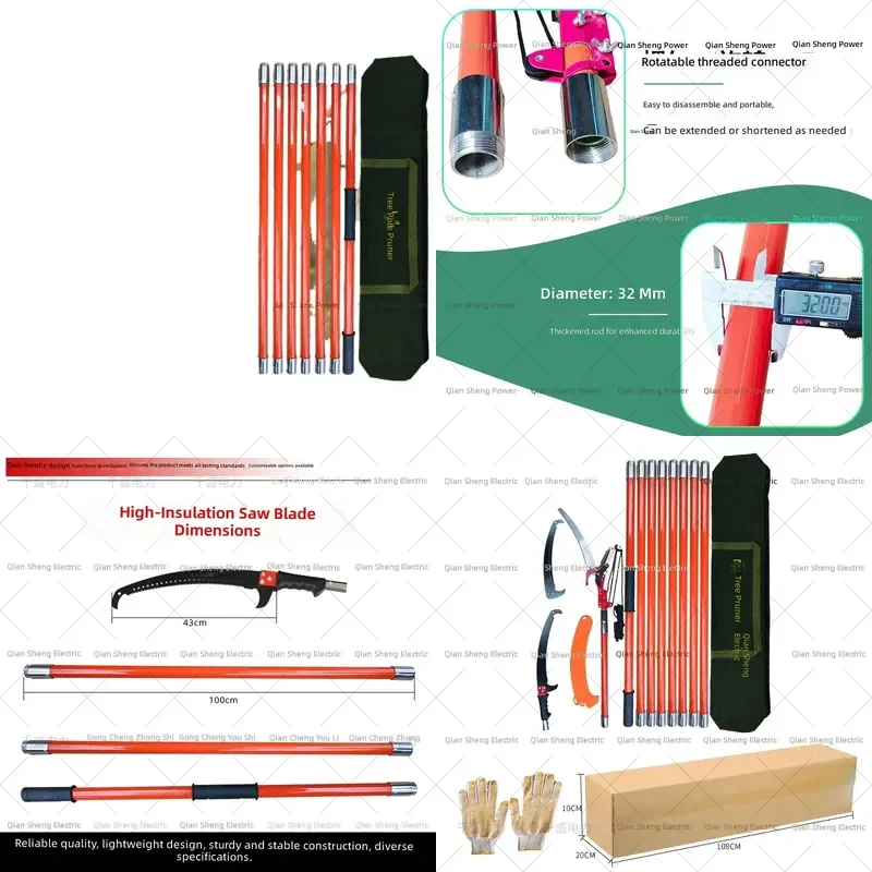 

High Branch Trimmer for Cross-Border Garden Tools High Branch Shears Aerial Saw Tree Pruning Tool for Tall Trees