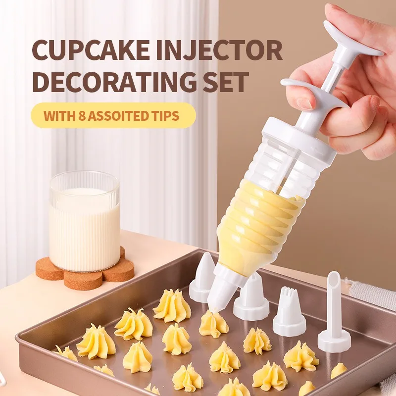 

Household Cookie Gun Multifunctional Flower Mounter Baking Set Dissolved Bean Biscuit Cutter Machine Cream Gun Accessories