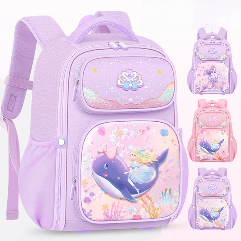 zaino-per-bambine-della-scuola-elementare-a-forma-di-sirena-grande-capacita-nuovo-modello-2024-elegante-borsa-scolastica