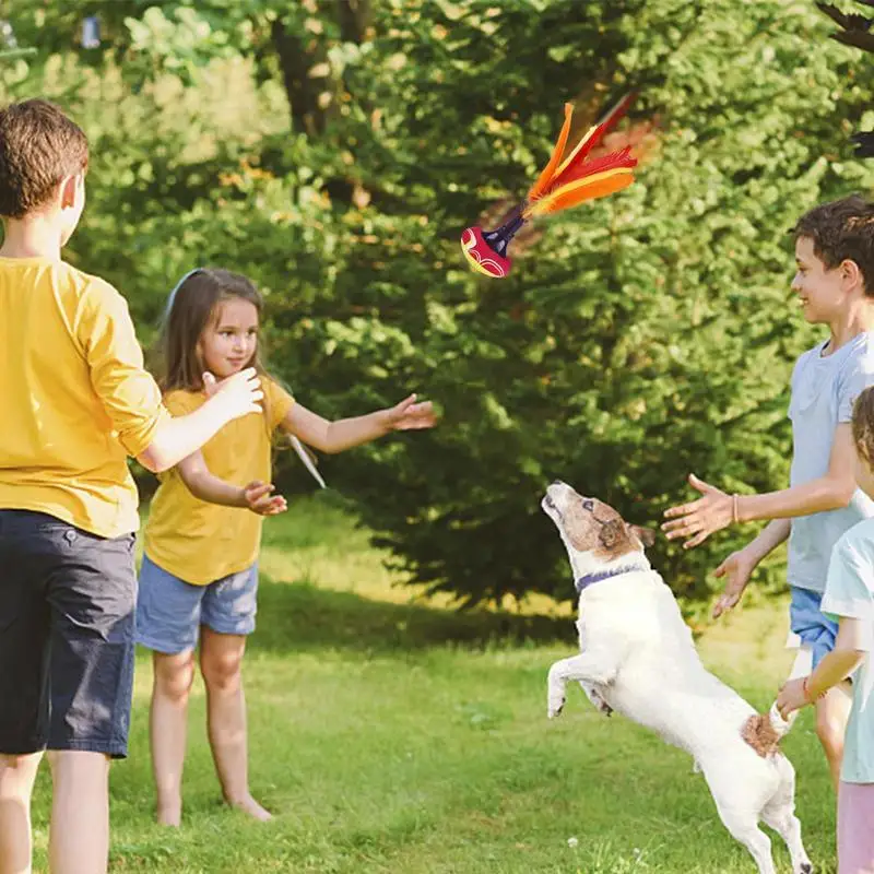 Hand Shuttlecock Feather Hand Sports Toys Training Aid Hand Kick Shuttlecock Garden Game For Kids Teens Boys Adults And Family