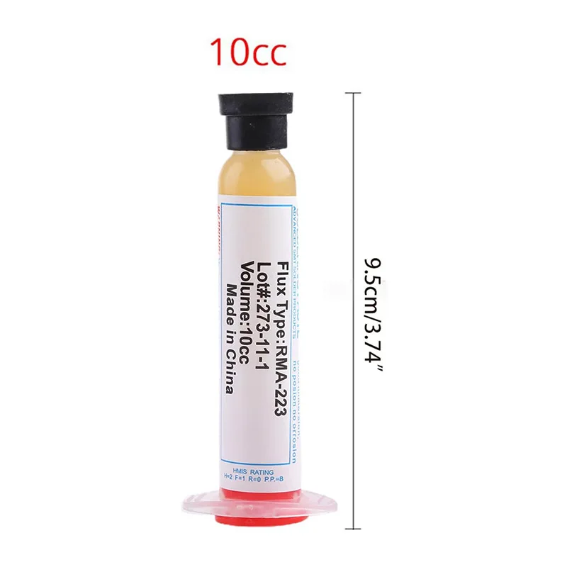 10cc Flux For Soldering Solder Paste RMA223 Soldering Paste RMA-223 Grease Computer Chips Phone LED SMD BGA PGA PCB Repair Tools