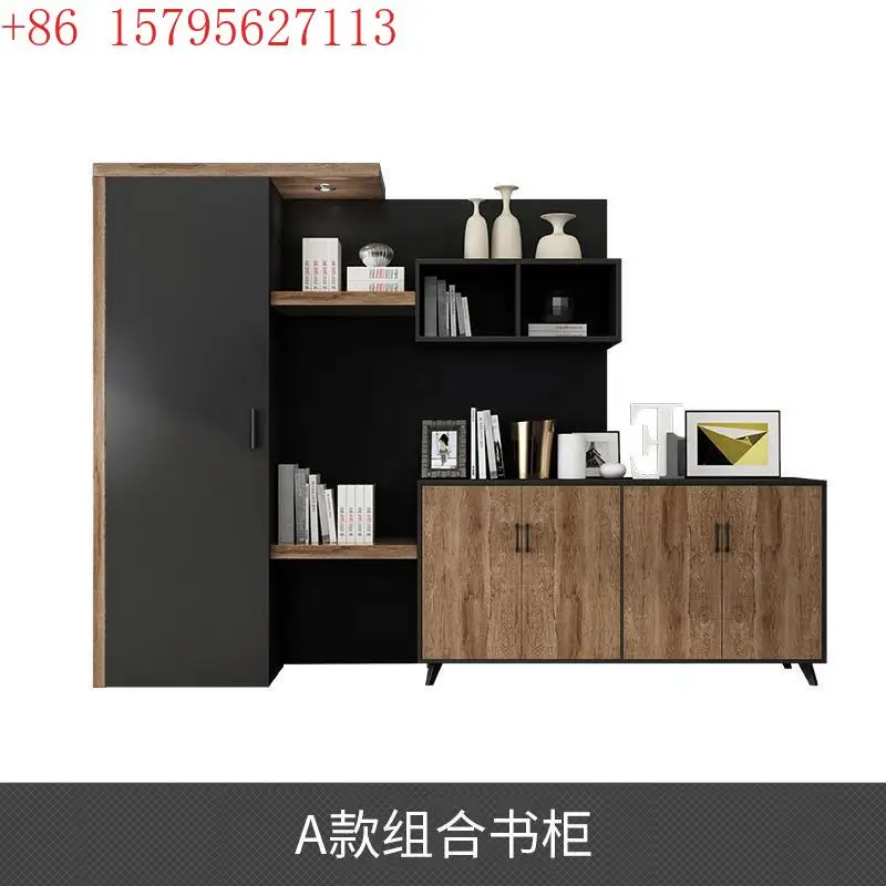 

File Cabinet Simple Modern Storage Wooden Bookshelf File Cabinet