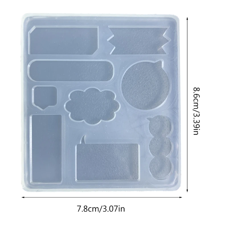 Clear Quicksands Mold Epoxy Resin Molds Shaker Quicksands Oil For Resin Epoxy Casting Mold Silicone Jewelry Making