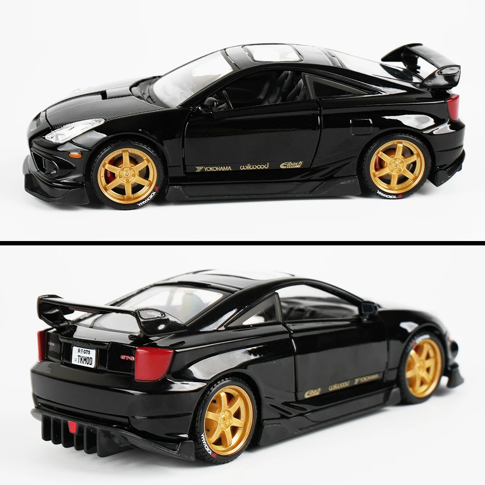 Maisto-coche deportivo de juguete modelo Toyota Celica 1:24, vehículo fundido a presión estático, diseño de GT-S, juguete coleccionable