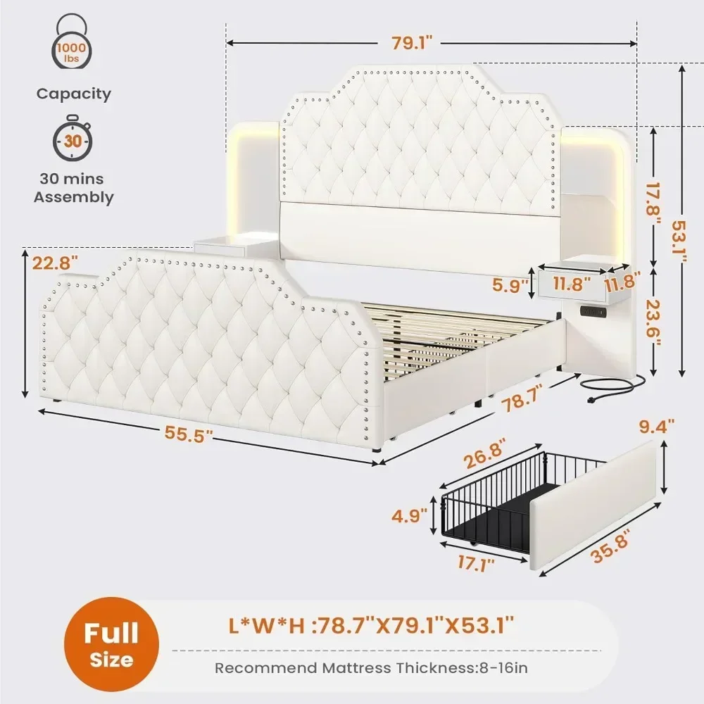 Queen Bed Frame, 53