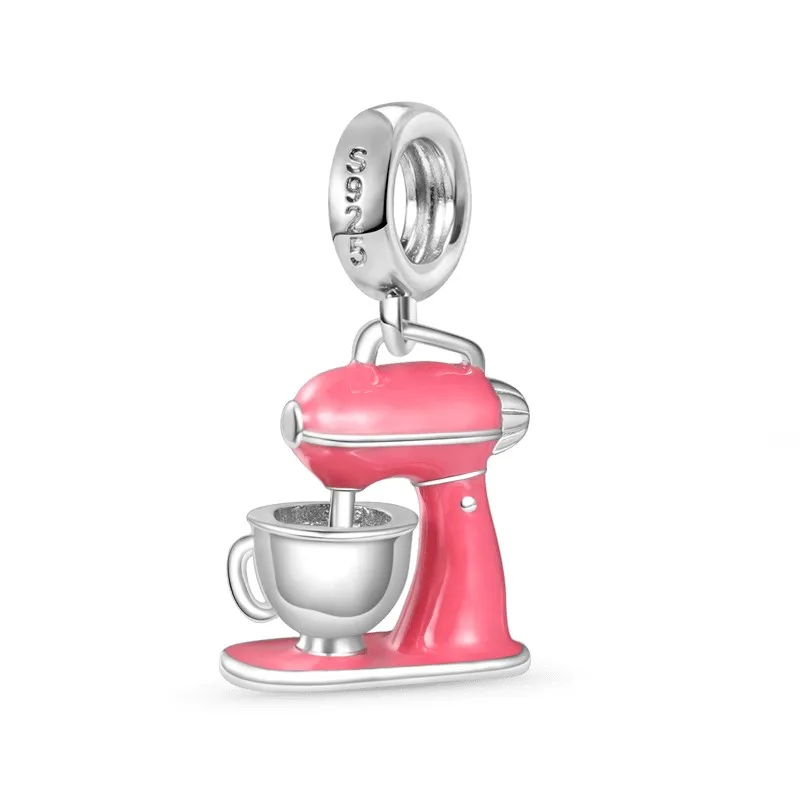 المبيعات الأوروبية الساخنة 925 الفضة ، كعكة ، الأغنام ، عبر سلسلة أمان قلادة بها خرزات مناسبة للأساور الأصلية لتقوم بها بنفسك مجوهرات رائعة #5