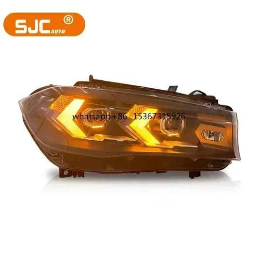 SJC Factory Direct Sell Taillights for BMW X5 F15 Old to New Headlight 2013-2019 Modified Assembly LED Headlight Plug and Play