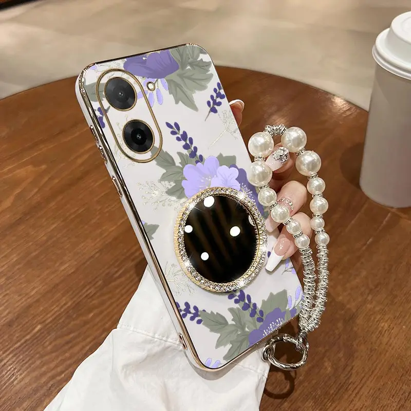 

Чехол для телефона с фиолетовым цветочным браслетом A5 для Xiaomi Redmi A2 A3X A4 A3 9i 9CNFC A1Plus A1 Turbo3 9A 10A 8A 9AT 8 Cover