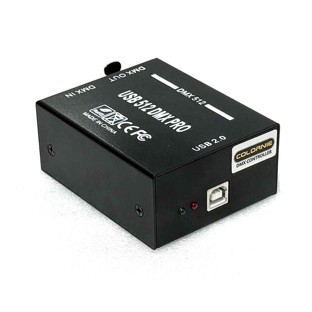 New USB DMX512 Pro ENT Pangolin Quickshow Laser Software Signal Converter Controller Box