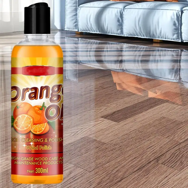 Wood Floor Oil Orange Oil For Garden Furniture 300ml Hardwood Floor Polish Care Anti-cracking Brighten Refill Oil For Home Wood