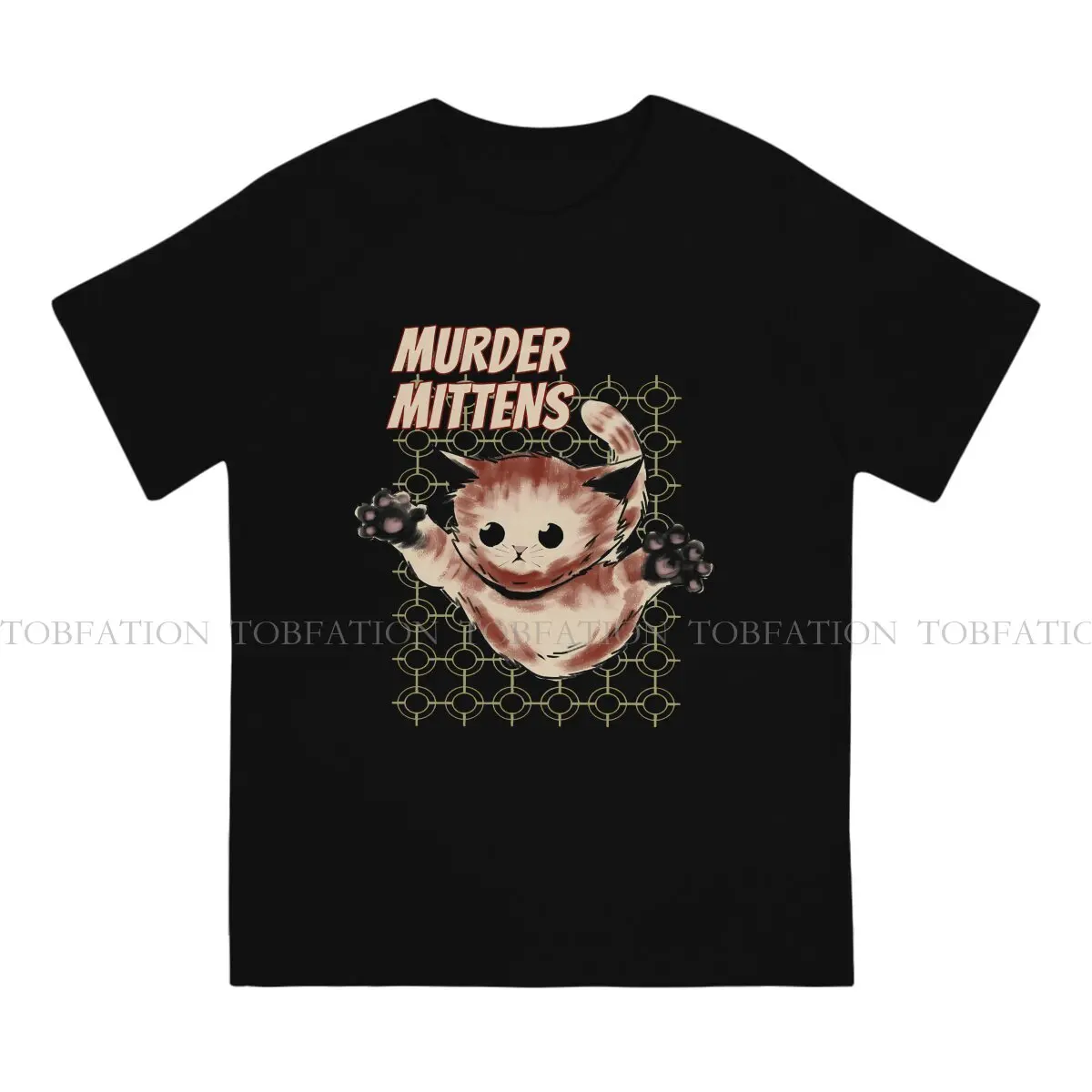 Murder Mitten Kitten TShirt for Men Cute Pounce On You Humor Leisure Tee T Shirt High Quality Trendy Fluffy