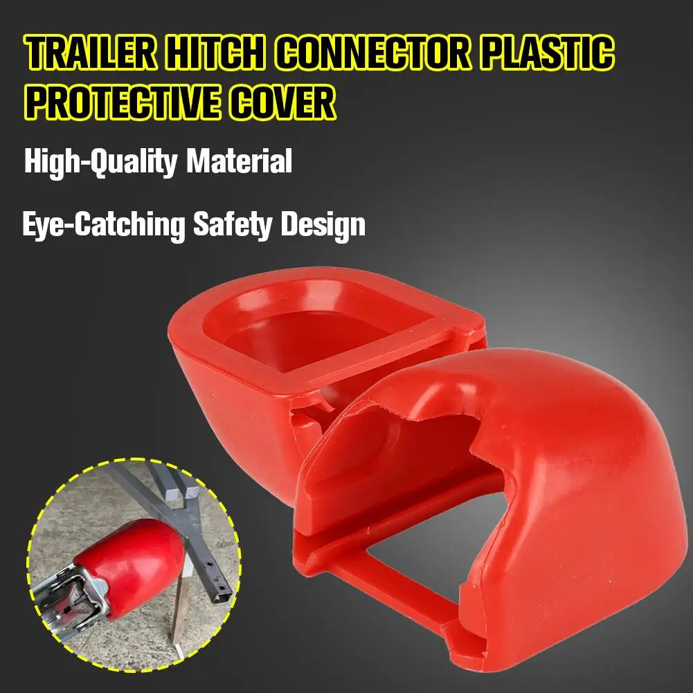 

For Trailer RV Modification Connector Ball Cover Protective Cap Plastic Red Cap Parts Accessories For Caravan Camping A0C4
